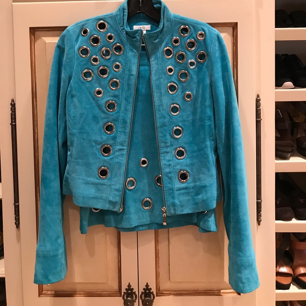 Exquisite Suede Cache Jacket